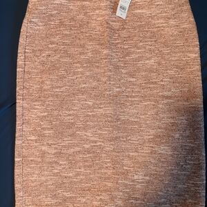 LOFT Women's Beige Knit Pencil Skirt